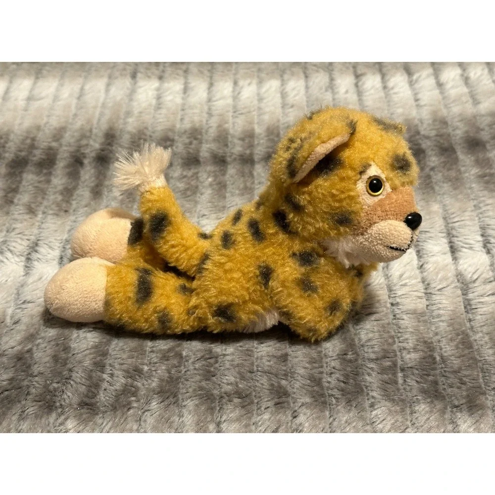 Wild Republic Hugger Leopard Slap Bracelet Plush Stuffed Animal Toy 8 Inch